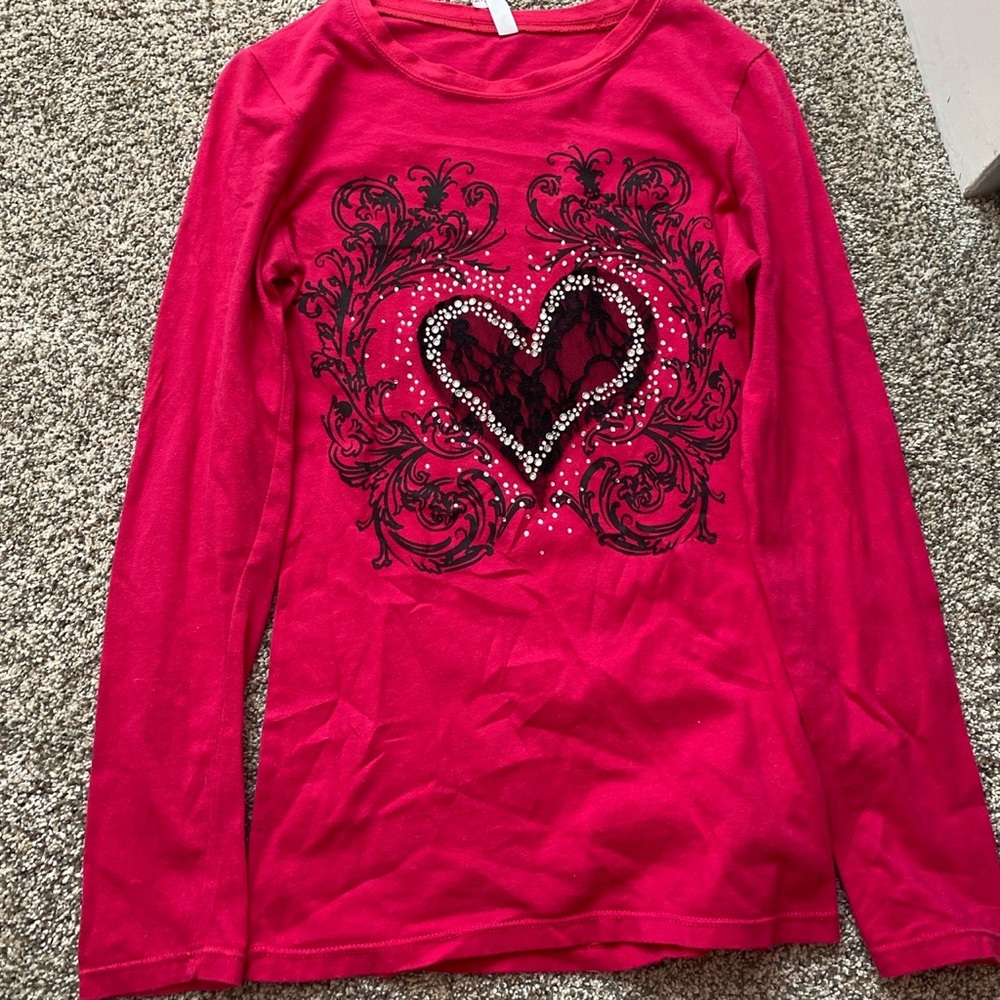 y2k rhinestone top